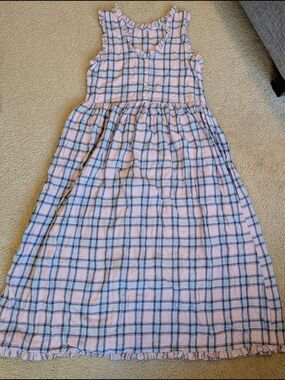 The GREAT. Plaid Cotton Dress